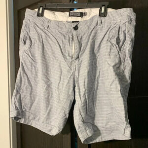 Ezekiel Men's Shorts - linen type blue & white